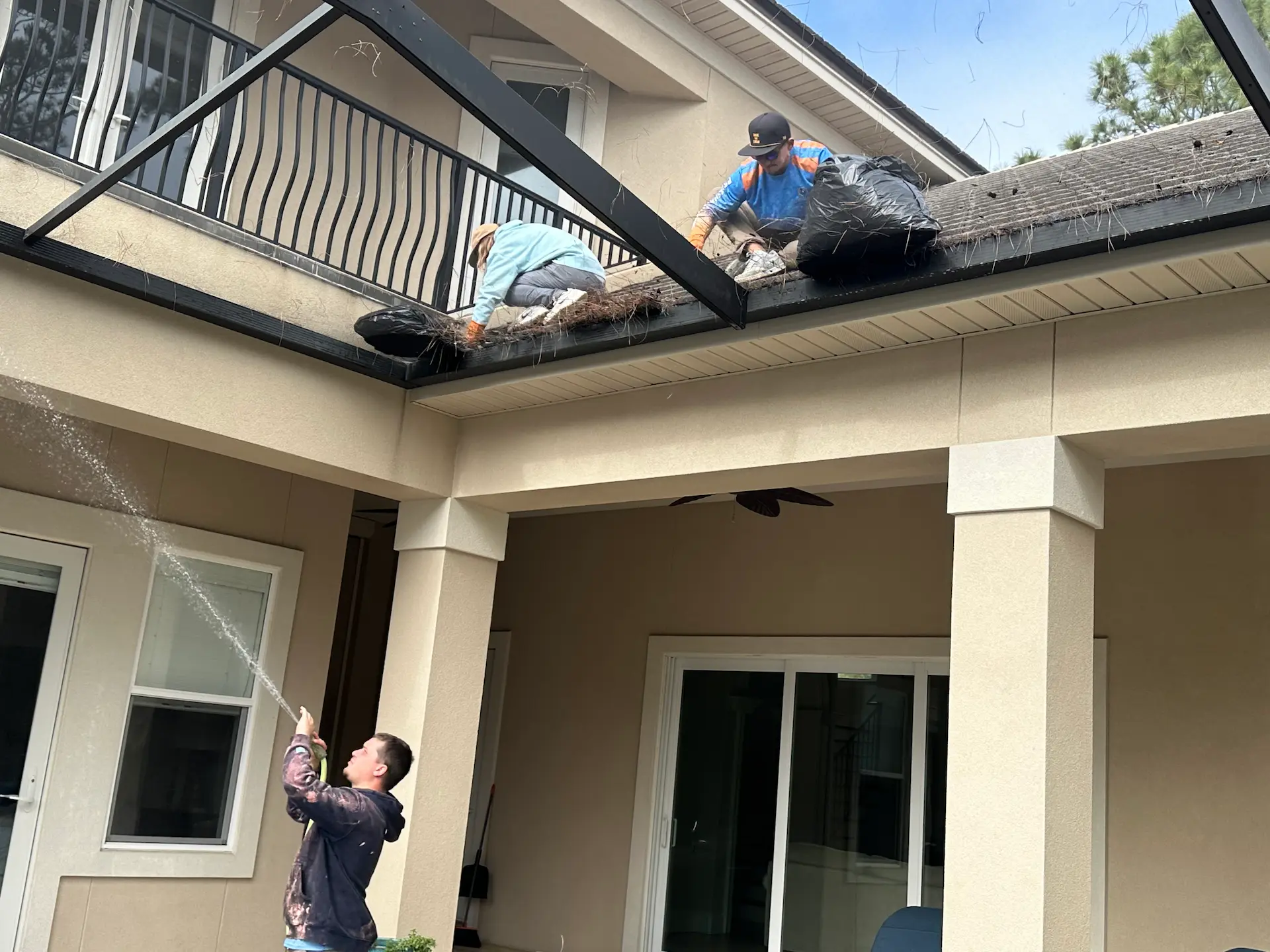 Gutter cleaning